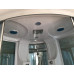  Bañera Ducha hidromasaje spa Bañera de esquina Terapia luz de colores Modelo MONTECARLO 150 x 150 cm 