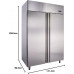 Frigorífico GRE1400 acero inoxidable  