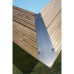 Piscina Rectangular Madera Braga 815X420X146 cm 