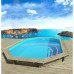 Piscina de Madera Miami - 4,86 x 3,36 x 1,20 m + minibomba de Calor 