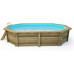 Piscina de Madera Miami - 4,86 x 3,36 x 1,20 m + minibomba de Calor 