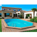 Piscina de Madera Palma - 7,57 x 4,07 x 1,31 m + Bomba de Calor 6,1 kW 