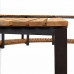 Piscina y spa marco de madera de acacia maciza de 273 x 53 cm 