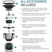 Robot de cocina todo en uno con recetas guiadas 