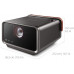 ViewSonic X10-4K Proyector SMART LED UHD portátil de corto alcance para juegos, entretenimiento familiar y doméstico con Wi-Fi Bluetooth y audio Harman Kardon - Carbón metálico
