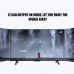 Smart TV de Pantalla Curva Grande de 55 Pulgadas, 3000R Curvature 4K HDR HD TV versión de Red(EU) Smart TV 